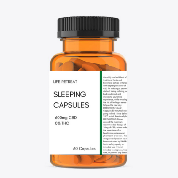 CBD Sleeping Capsules - Life Retreat Wellness