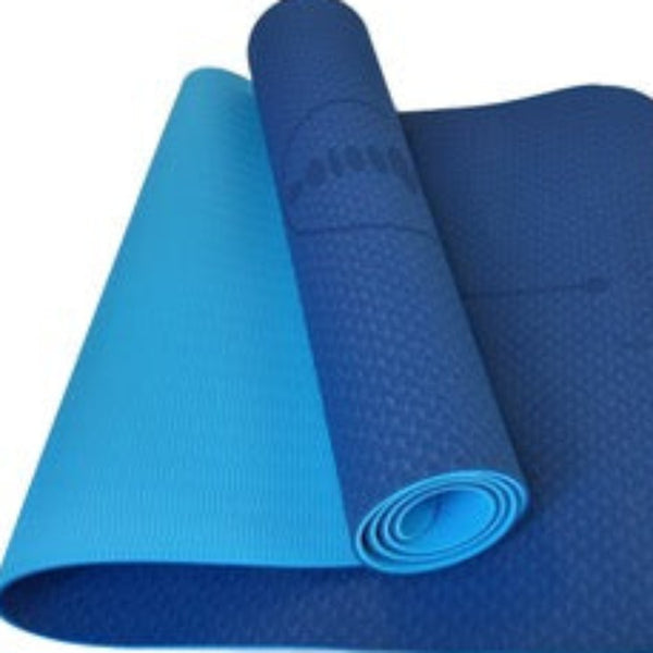 Eco-Friendly TPE Yoga Mat with Alignment Lines - Life Retreat