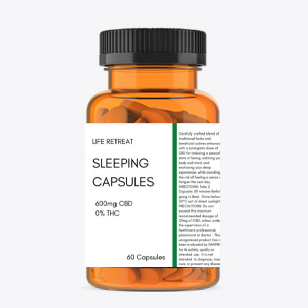 CBD Sleeping Capsules - Life Retreat 