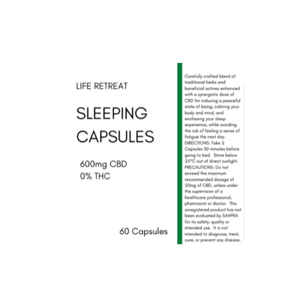 CBD Sleeping Capsules - Life Retreat