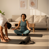 Cushioned Yoga Mat With Carry Strap - Life Retreat Wellness