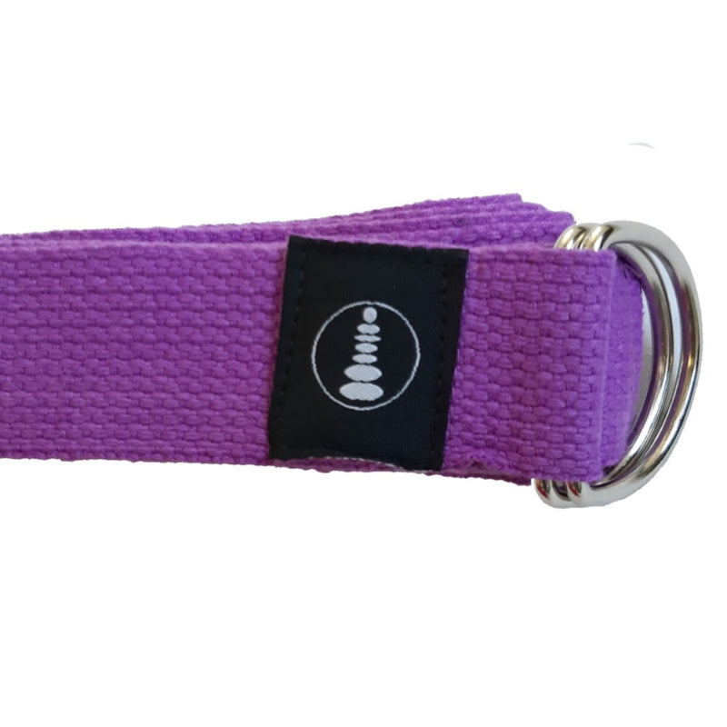 Cotton Yoga Strap Purple - Life Retreat