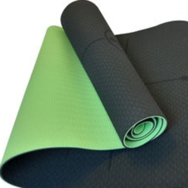 Eco-Friendly TPE Yoga Mat with Alignment Lines - Life Retreat