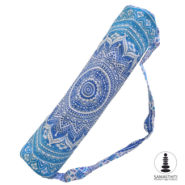 Yoga Mat Carry Bag / Mandala Design / Blue / Life Retreat