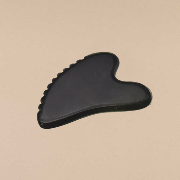 Black Obsidium gua sha stone - Life Retreat 