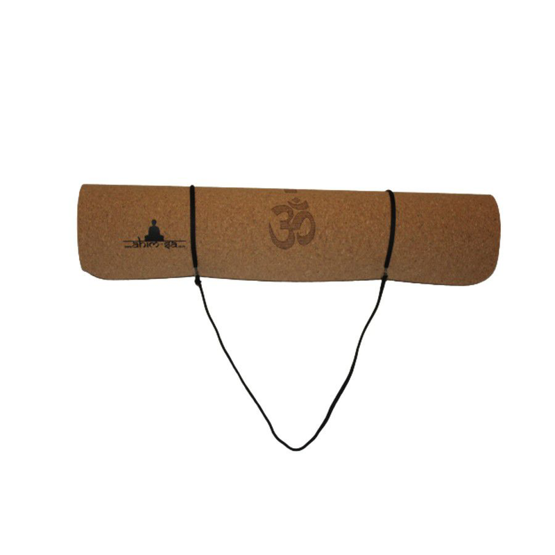 Cork Yoga Mat with Alignment Guides - Life Retreat Wellness